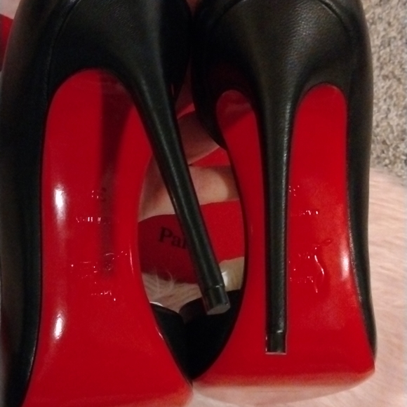 Christian Louboutin Iriza half d'Orsay Leather Sz 39 NIB - Picture 7 of 16